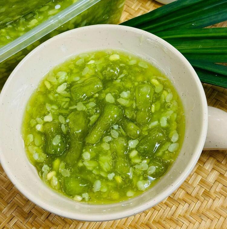 Set chè bưởi cốm non